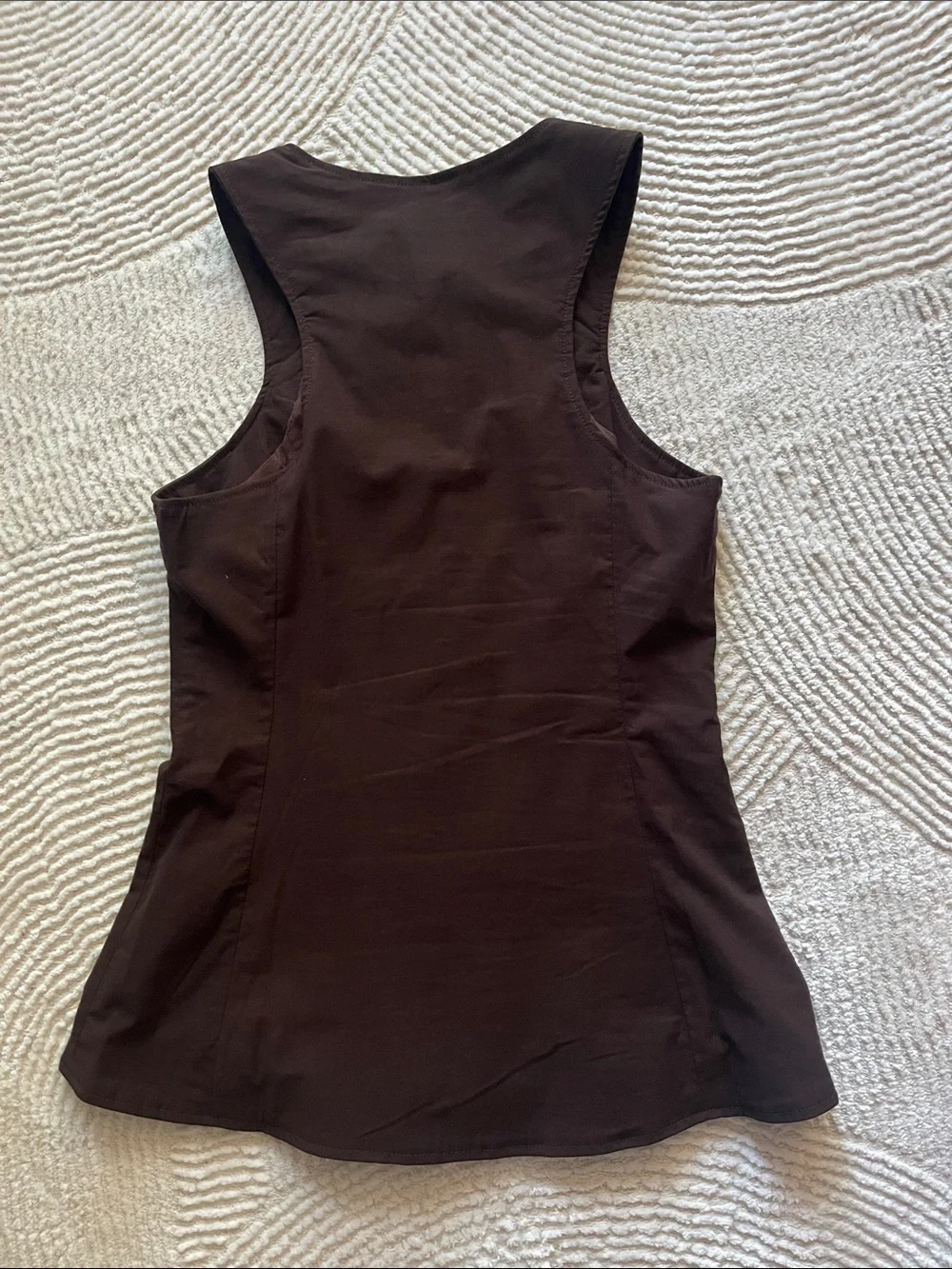 Maeve Anthropologie Button Front Vest Top